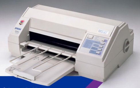 Epson Stylus Color, la primera impresora a color de 720 ppp, puesta en el mercado en mayo de 1994.
