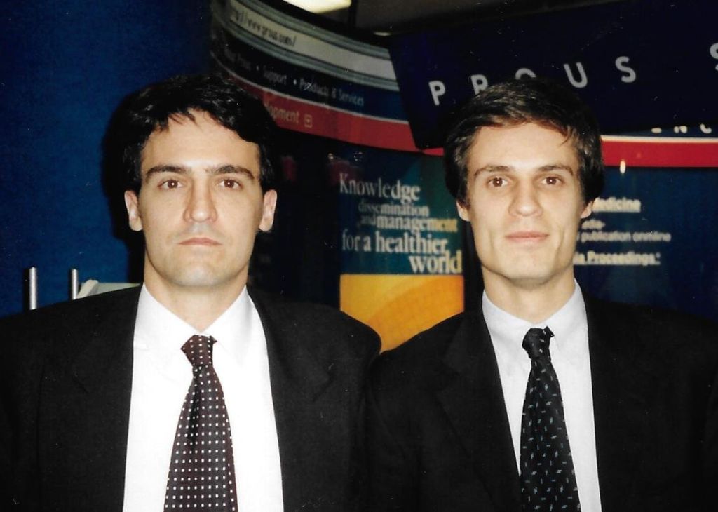 Josep (izq.) y David Prous Blacafort, hijos del fundador Josep Raimon Prous Coch.