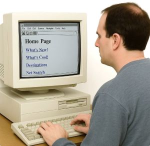 Usuario usando Mosaic