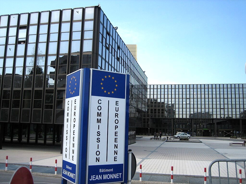 Edificio Jean Monnet, sede de la Dirección General XIII: Telecommunications, Information Market and Exploitation of Research, de la Comisión Europea, en Luxemburgo.