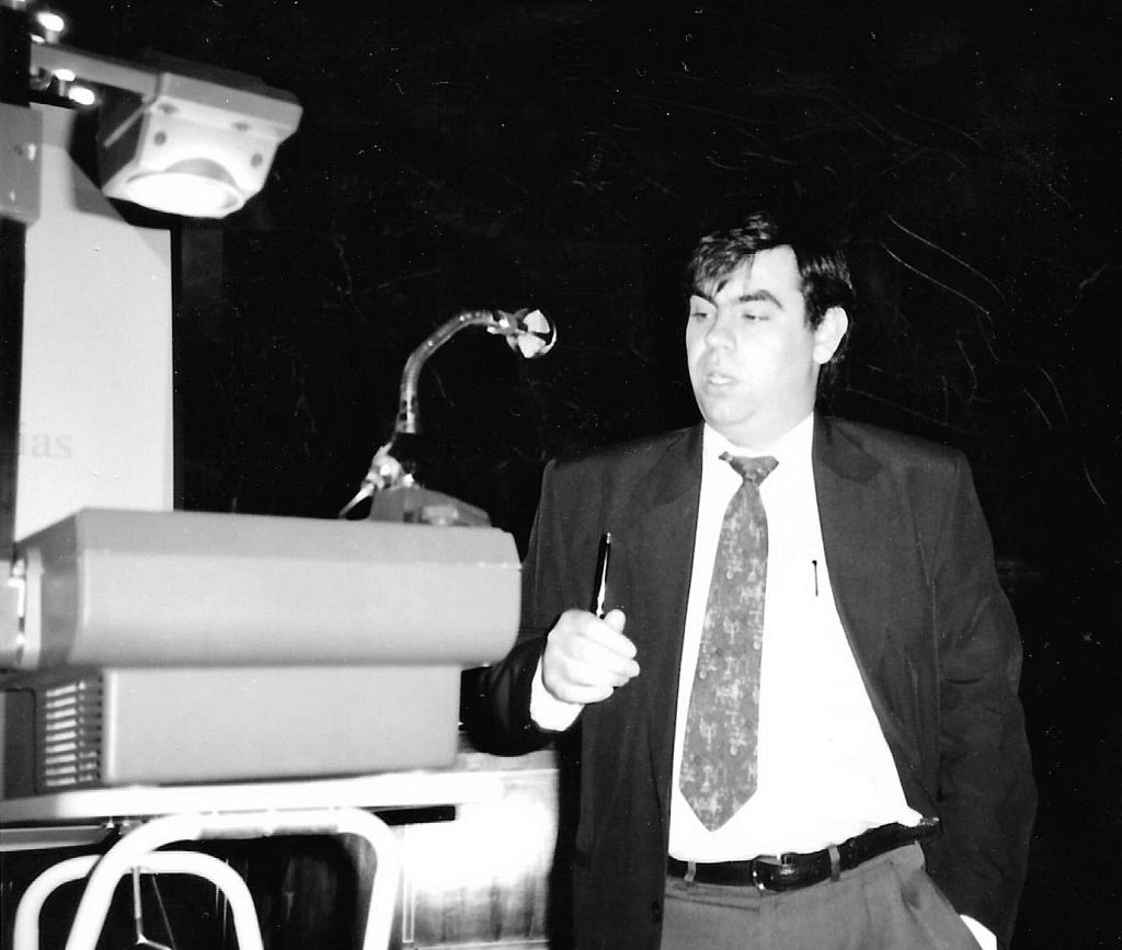 Javier Ponce Martínez durante su presentación.