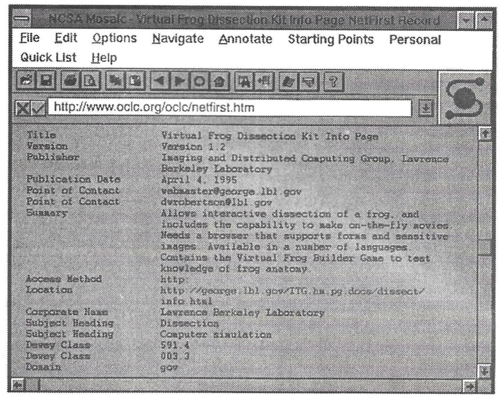 Ejemplo de registro de NetFirst