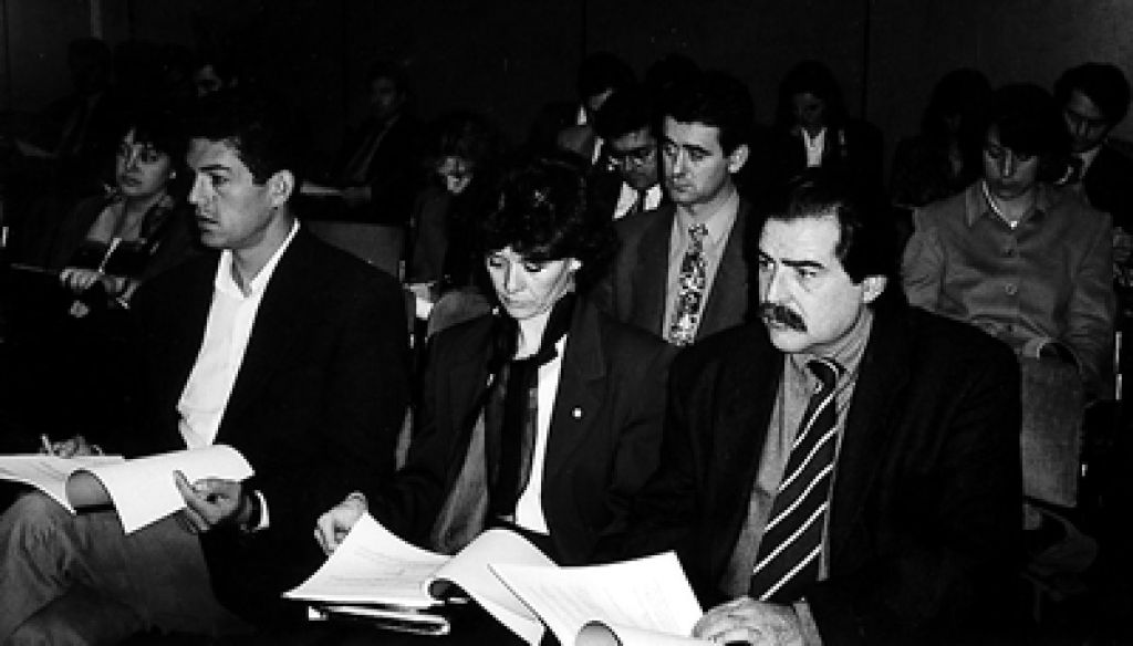 Asistentes a la asamblea de Asedie.