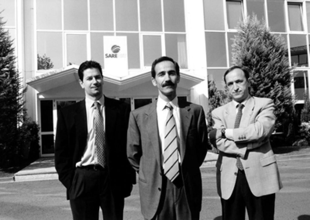 Alberto Álvarez López, director técnico; Roberto Beitia Bastida, director general; y José María (Txetxu) Fernández Bilbao, director comercial.