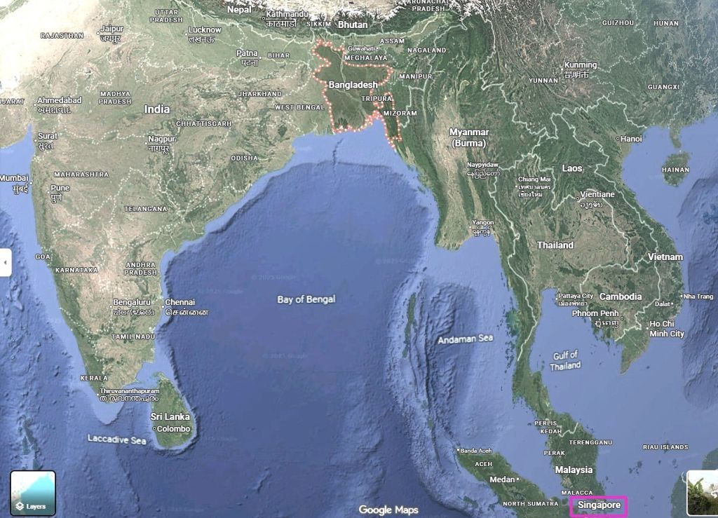 Foto nota sobre Censura en Singapur y sin acceso en Bangladesh