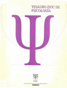 Tesauro ISOC de Psicología