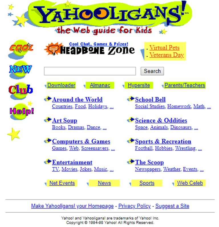 Yahooligans: el Yahoo de los niños - SCImago