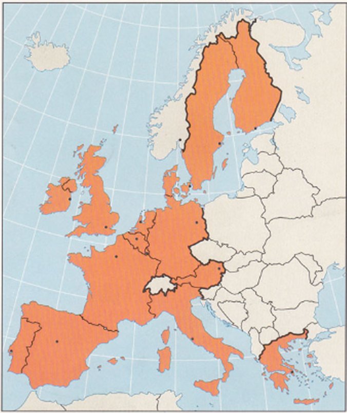 Unión Europea en 1996