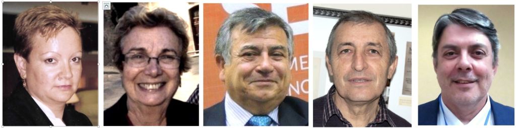 Maria Eulàlia Fuentes Pujol, Carme Mayol Fernández, José López Yepes, José Antonio Moreiro González y Félix De Moya Anegón