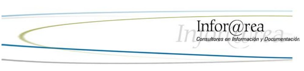 Logo Infor@rea SL, Consultores en información y documentación