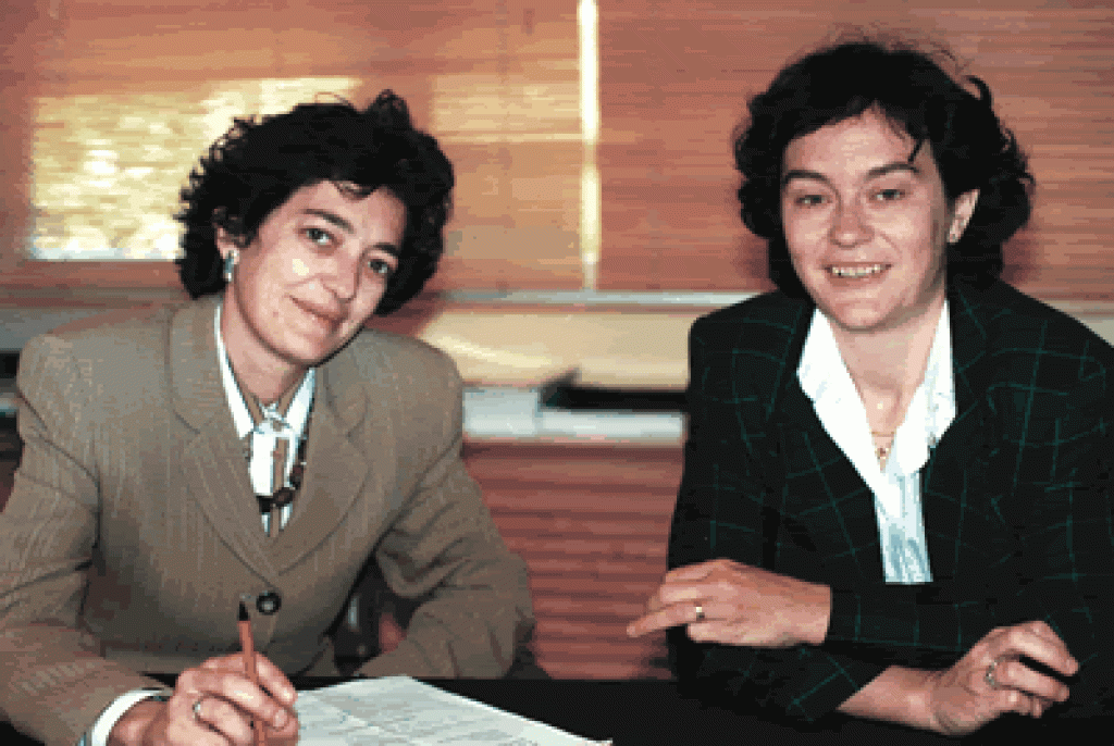 Elisa García-Morales Huidobro (izq.) y Carlota Bustelo Ruesta (der.), socias-directoras de Inforárea SL, Madrid.