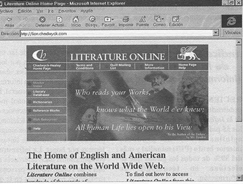 Literature Online de Chadwyck Healey