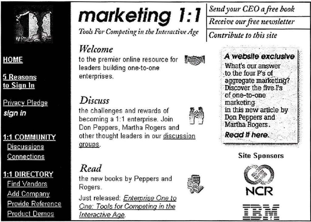 Marketing 1 to 1
