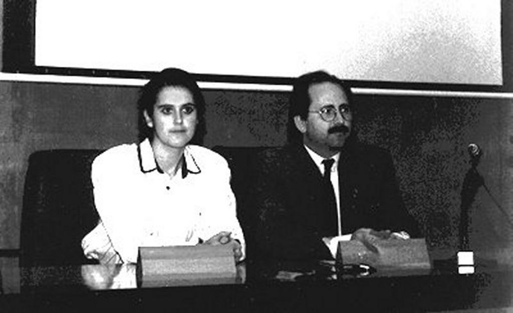 Encarnación Poyatos Huertas, documentalista, y Manuel Amezcua Martínez, director. Fundación Index