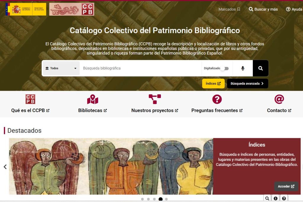 Catálogo Colectivo del Patrimonio Bibliográfico Español