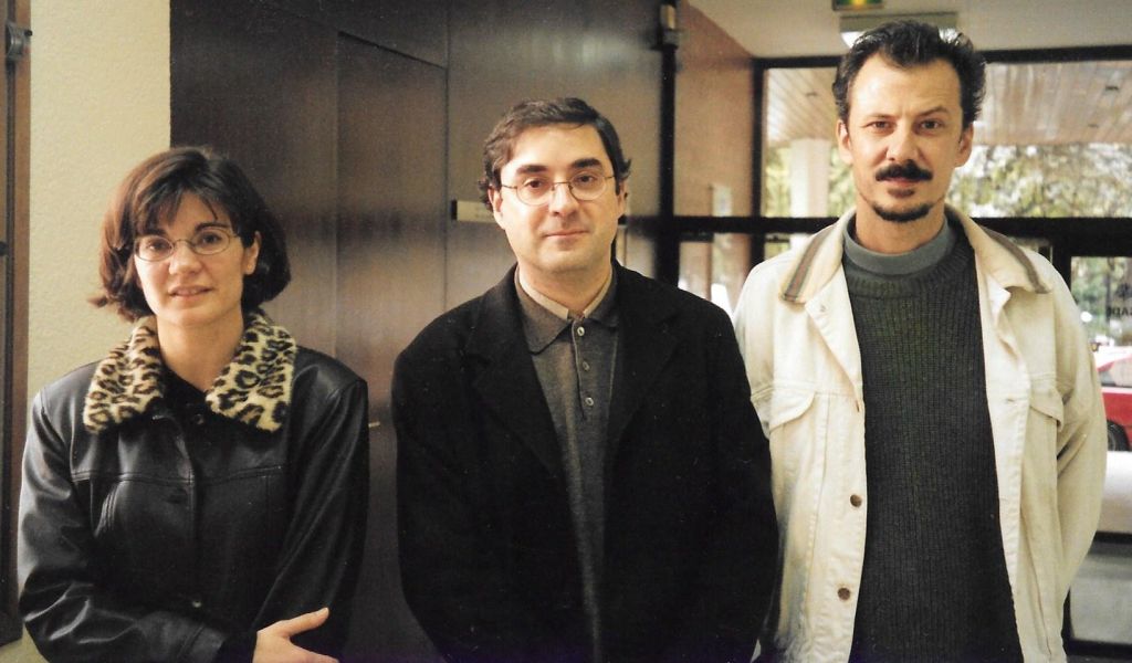 Cristina Català Puigbò, Alfons Cornella Solans, y Antoni (Toni) Sacrest Llosas
