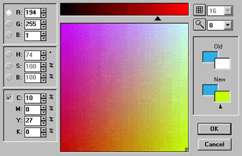 La codificación de los colores depende del sistema elegido