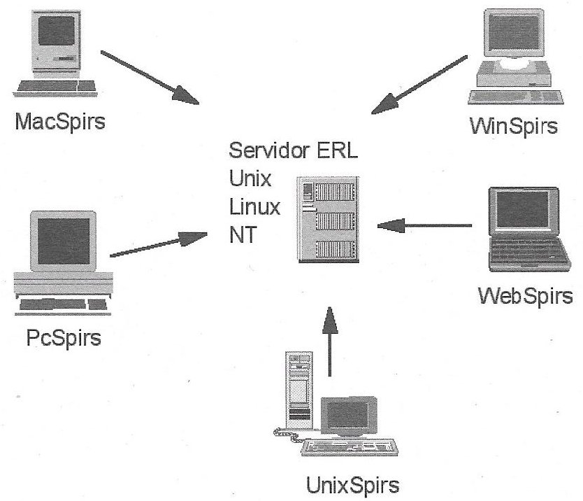 La consulta al servidor ERL