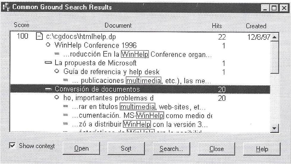 Tabla de contenidos
