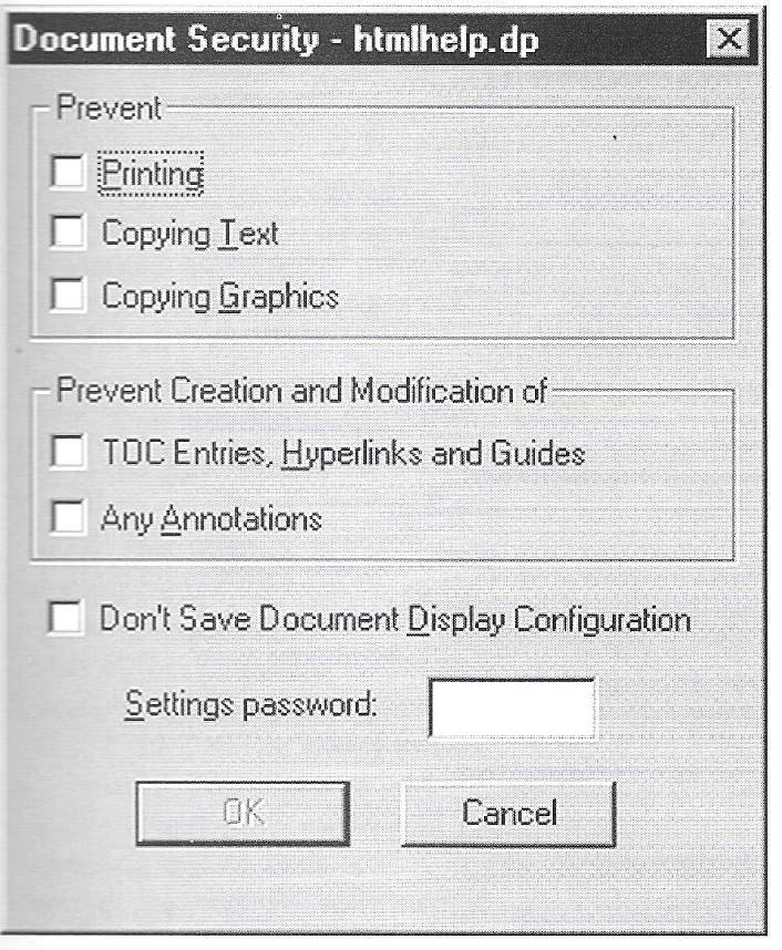 Opciones de seguridad para documentos Digital Paper.